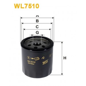 Filtro aceite Wix WL7510