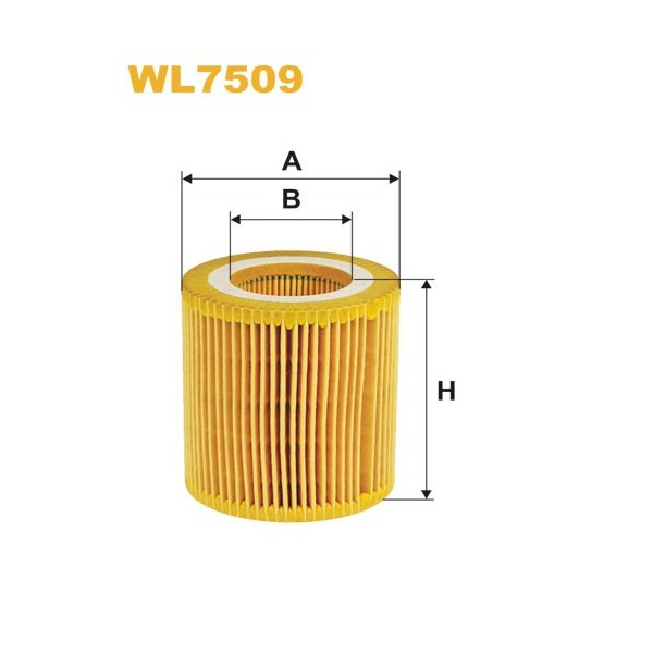 Filtro aceite Wix WL7509