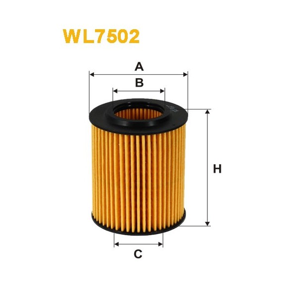 Filtro aceite Wix WL7502
