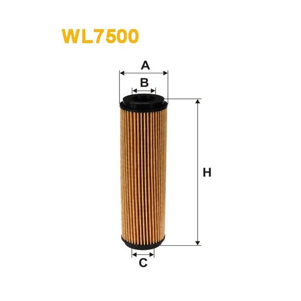 Filtro aceite Wix WL7500