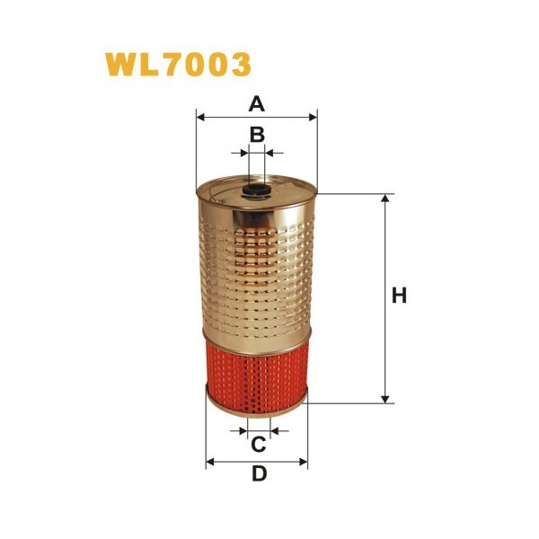 Filtro aceite Wix WL7003