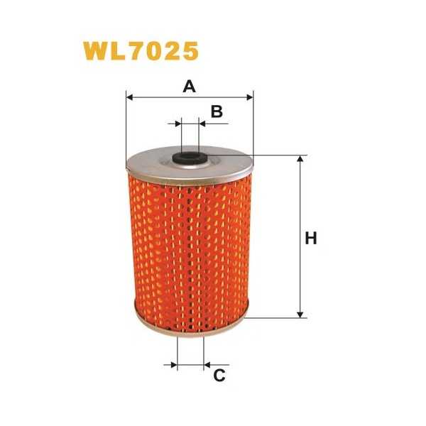 Filtro aceite Wix WL7025