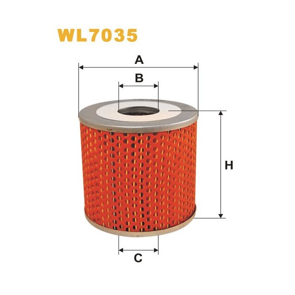 Filtro aceite Wix WL7035