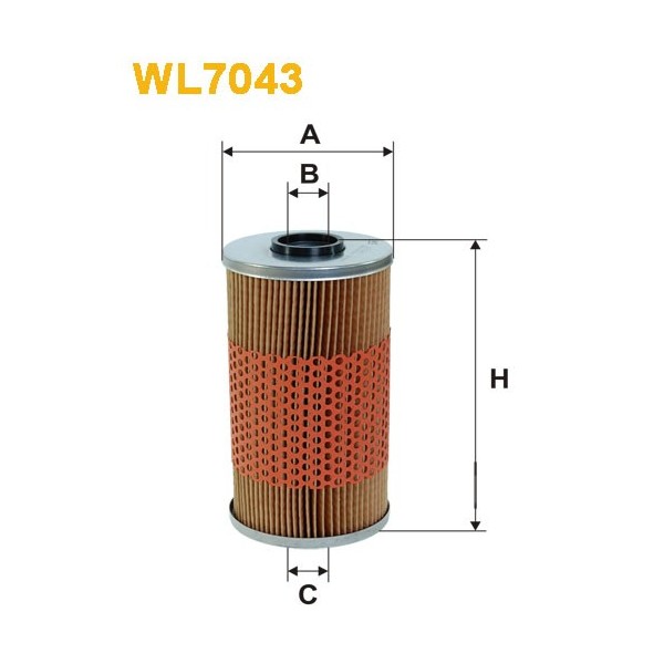 Filtro aceite Wix WL7043