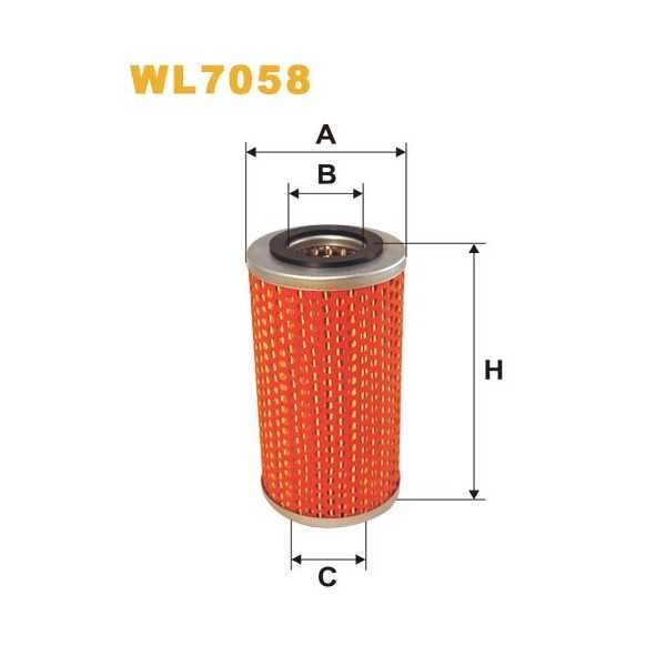 Filtro aceite Wix WL7058