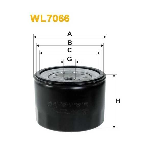 Filtro aceite Wix WL7066