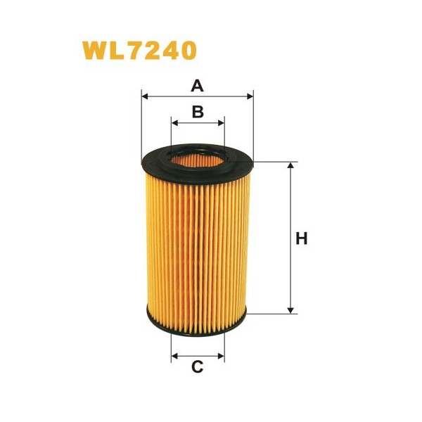 Filtro aceite Wix WL7240