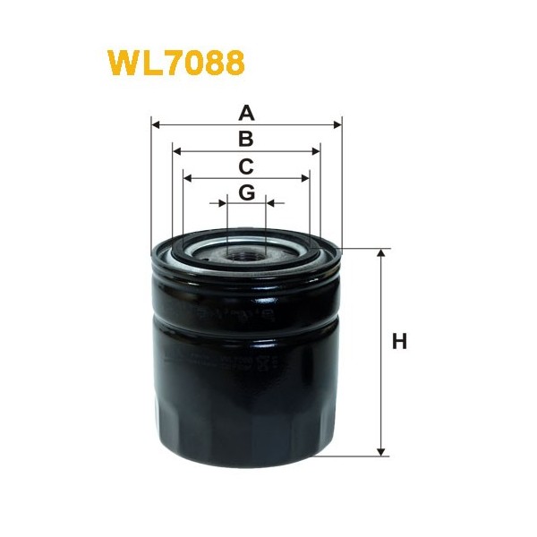 Filtro aceite Wix WL7088