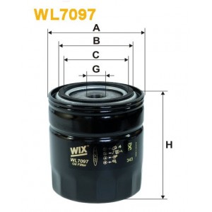 Filtro aceite Wix WL7097