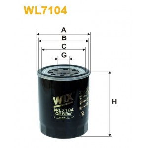 Filtro aceite Wix WL7104