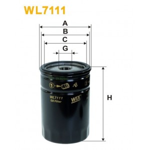 Filtro aceite Wix WL7111