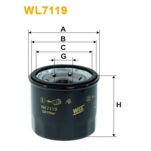 Filtro aceite Wix WL7119