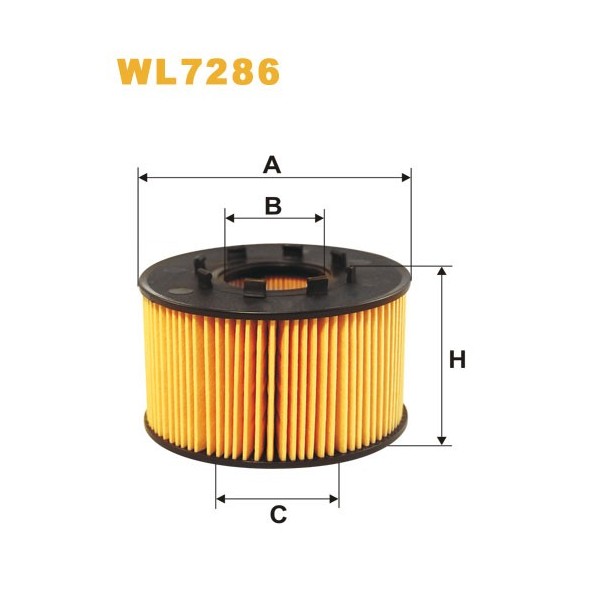 Filtro aceite Wix WL7286