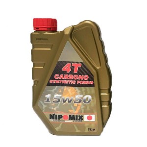 Aceite Nipomix Moto 15w50 4T Carbono 4T 1Ltr