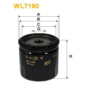 Filtro aceite Wix WL7190