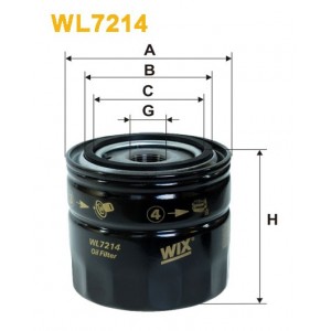 Filtro aceite Wix WL7214