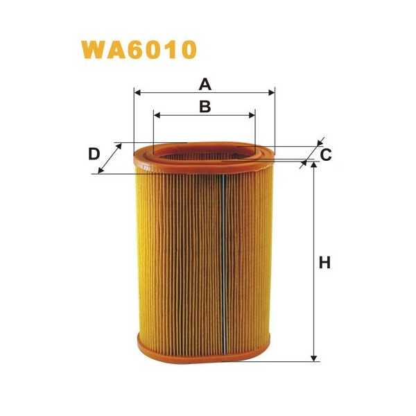 FILTRO DE AIRE WA6010