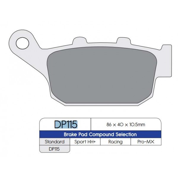 Pastillas de Freno DP115 DP Brakes