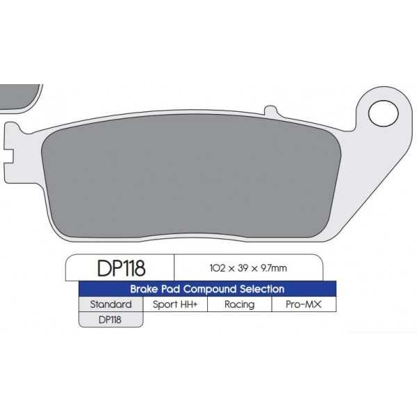 Pastillas de Freno DP118 DP Brakes