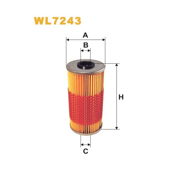 Filtro aceite Wix WL7243