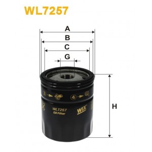 Filtro aceite Wix WL7257