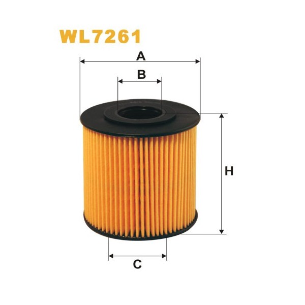 Filtro aceite Wix WL7261