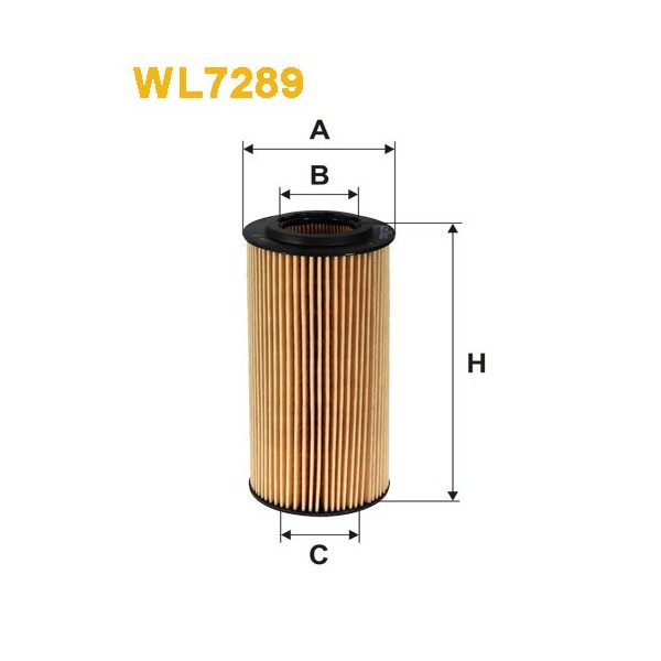 Filtro aceite Wix WL7289
