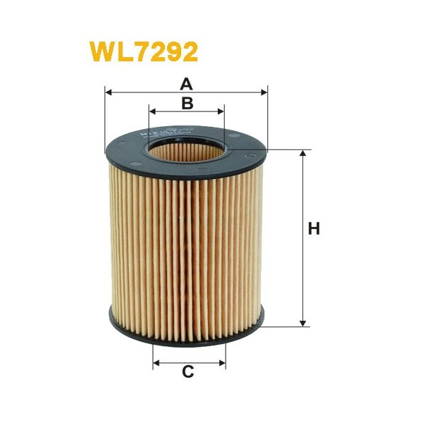 Filtro aceite Wix WL7292