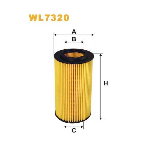 Filtro aceite Wix WL7320