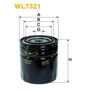 Filtro aceite Wix WL7321