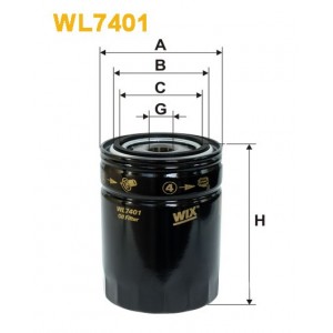 Filtro aceite Wix WL7401