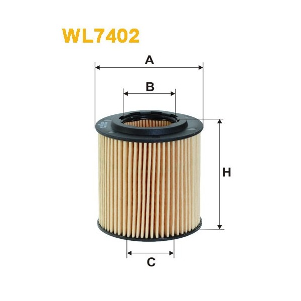 Filtro aceite Wix WL7402