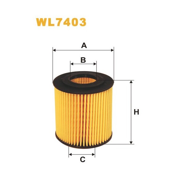 Filtro aceite Wix WL7403