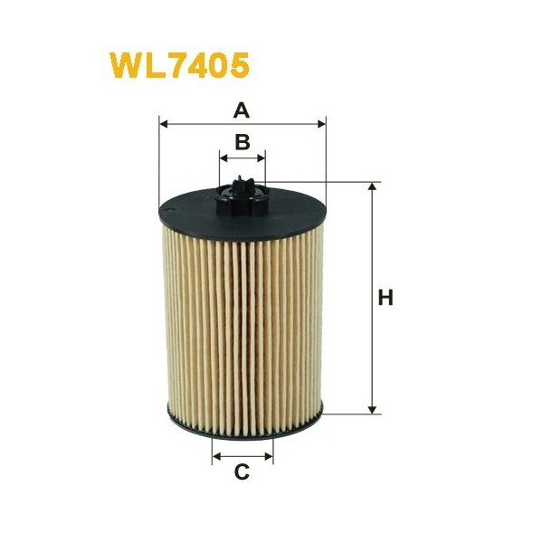 Filtro aceite Wix WL7405
