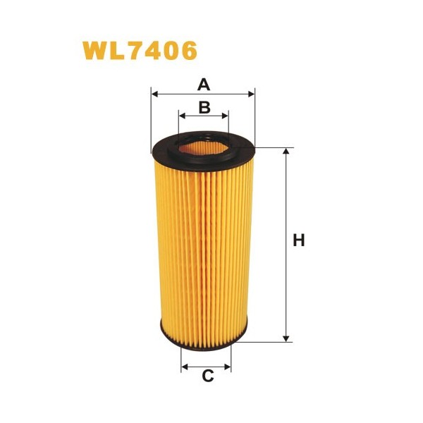 Filtro aceite Wix WL7406