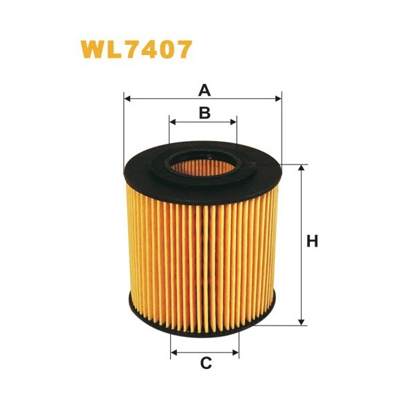 Filtro aceite Wix WL7407