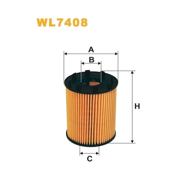 Filtro aceite Wix WL7408