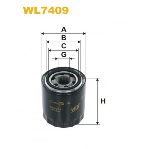 Filtro aceite Wix WL7409