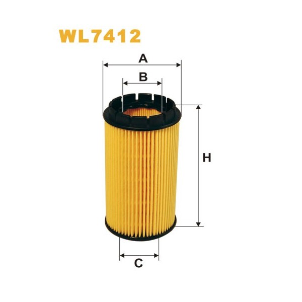 Filtro aceite Wix WL7412
