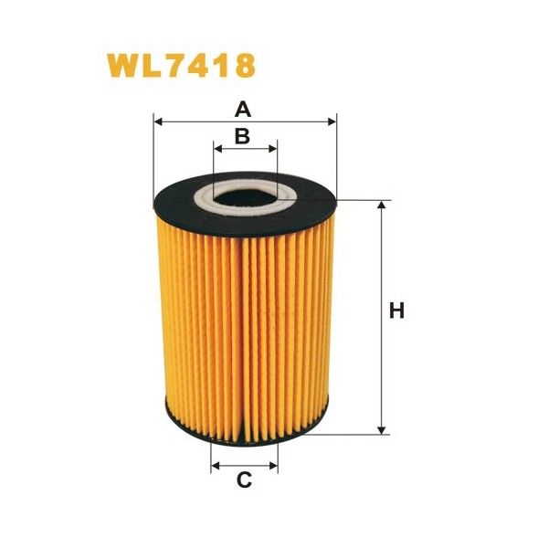 Filtro aceite Wix WL7418
