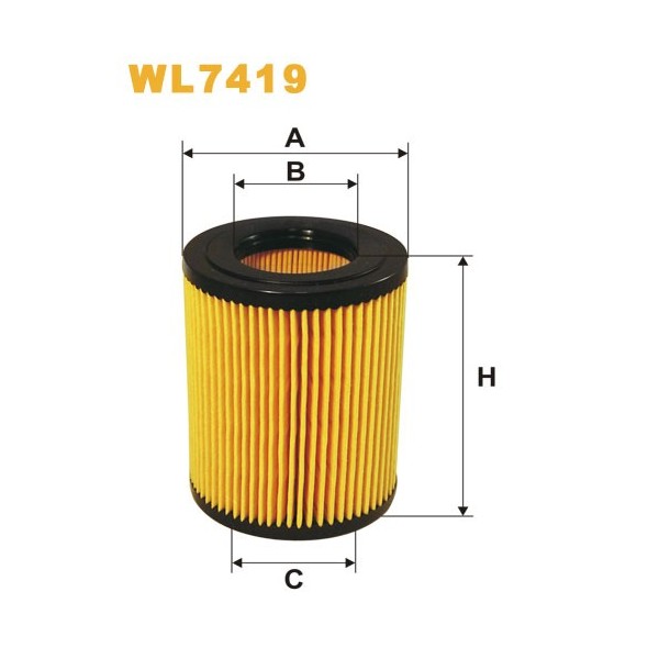 Filtro aceite Wix WL7419