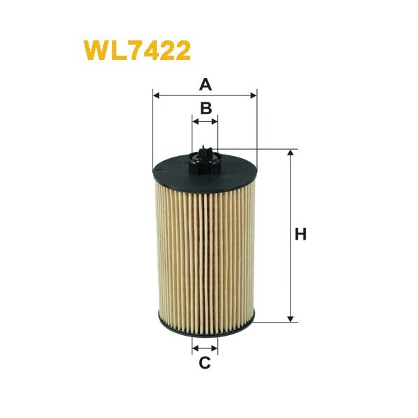 Filtro aceite Wix WL7422