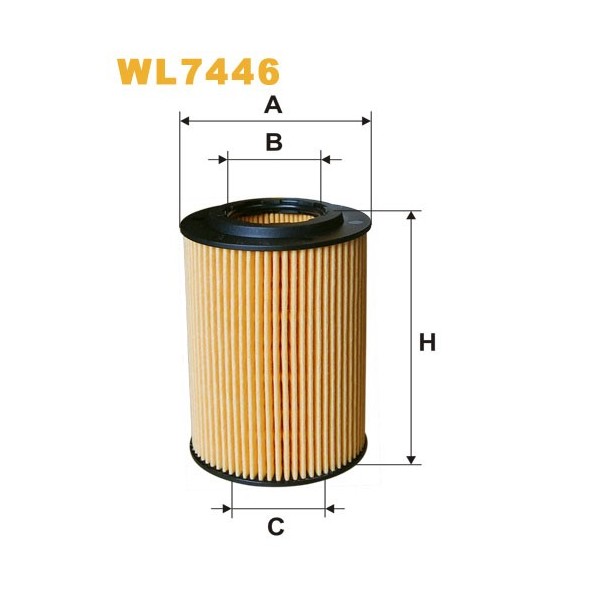 Filtro aceite Wix WL7446