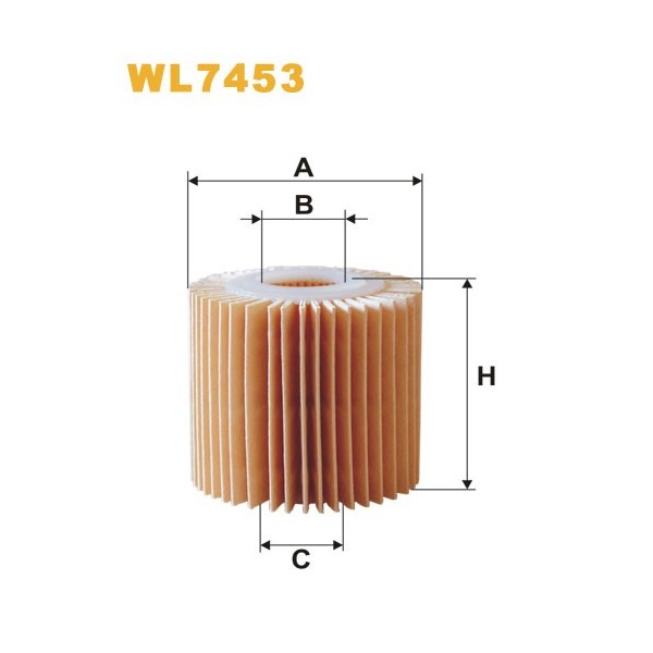 Filtro aceite Wix WL7453