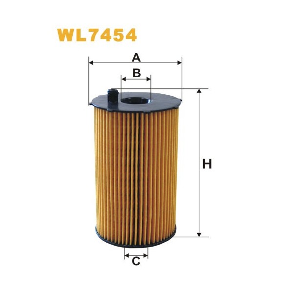 Filtro aceite Wix WL7454