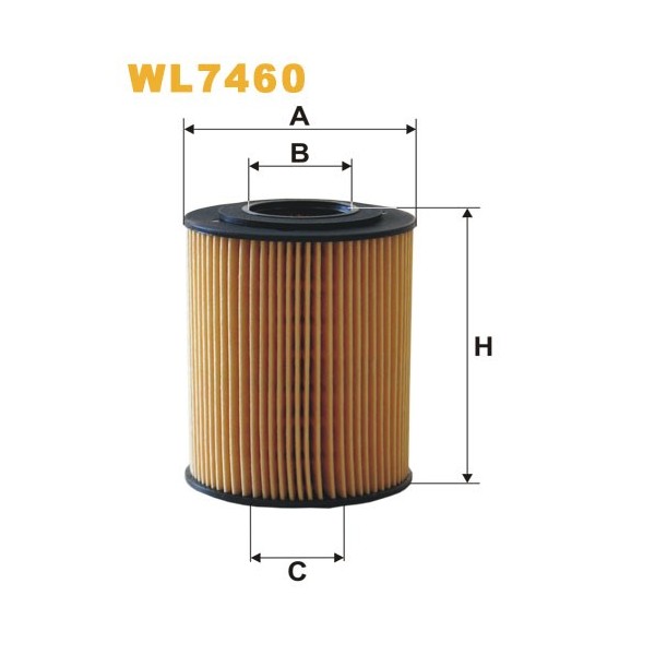 Filtro aceite Wix WL7460