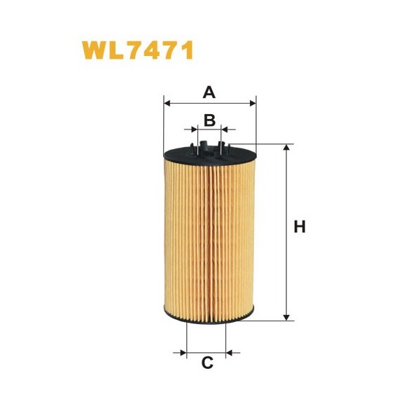 Filtro aceite Wix WL7471