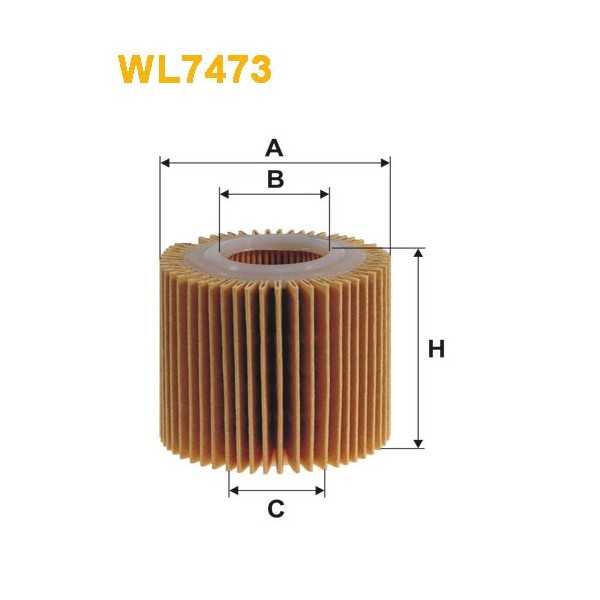 Filtro aceite Wix WL7473