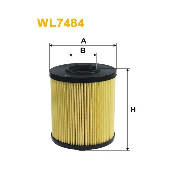 Filtro aceite Wix WL7484