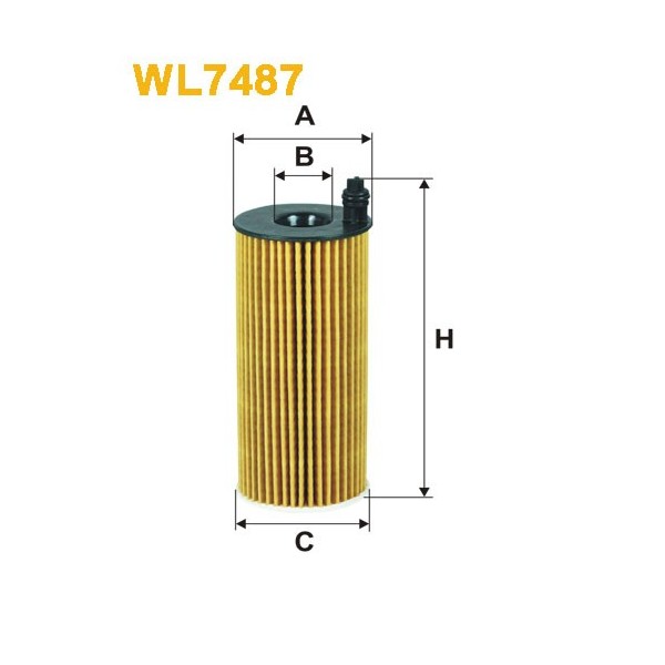 Filtro aceite Wix WL7487